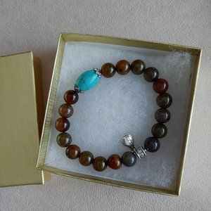 (LAST CHANCE- 5/$10)NEW NATURAL GEMSTONE BRACELET